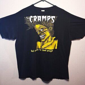 Vintage The Cramps Bad Music For Bad People XXL T Shirt 1999 READ